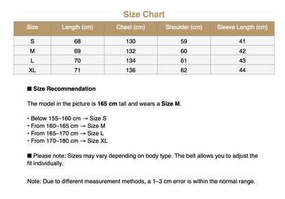 Veste chic en laine Mocca - Beige