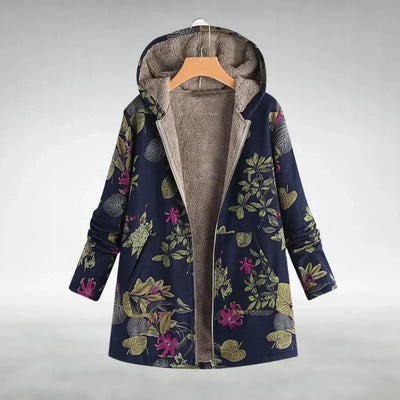 Panida – Veste en Fleece Élégante avec Motif Floral