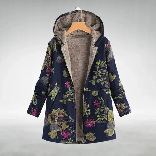 Panida – Veste en Fleece Élégante avec Motif Floral